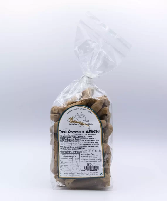 Taralli caserecci ai multicereali