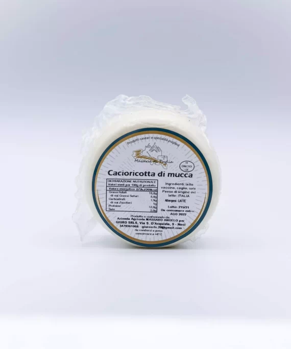 Cacioricotta di mucca
